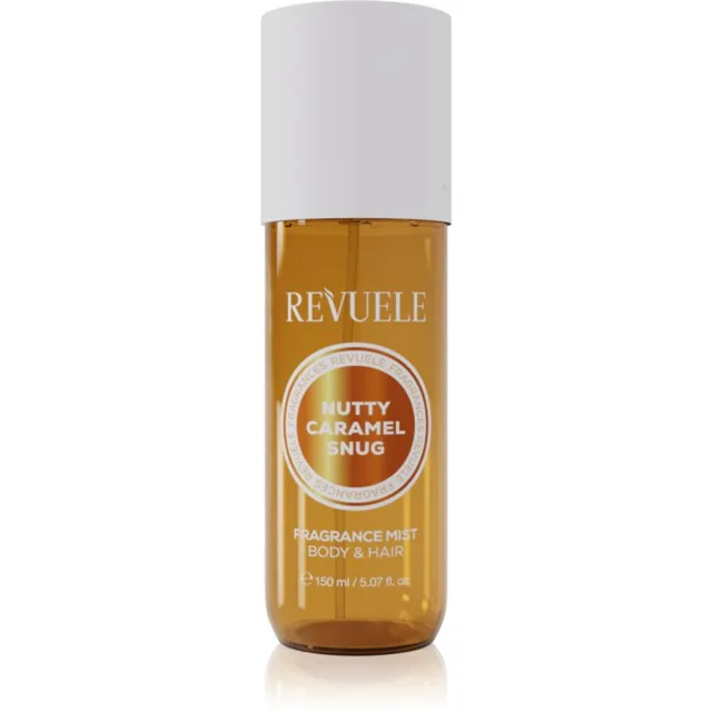 Revuele Nutty Caramel Snug Fragrance Mist parfémovaná mlha na tělo a vlasy pro ženy 150 ml