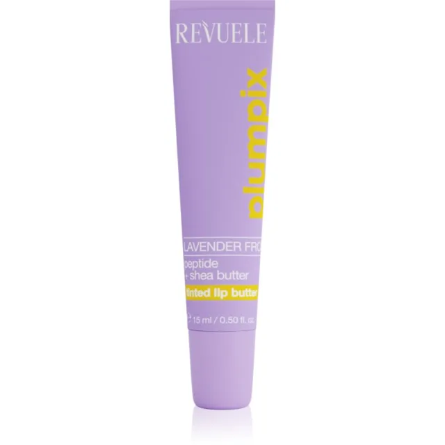 Revuele Plumpix Lavender Frost tónovací balzám na rty odstín Silver Shimmer 15 ml