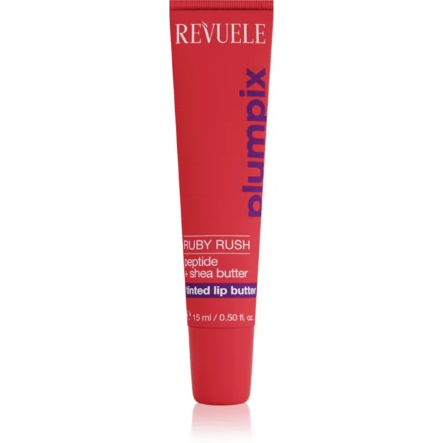 Revuele Plumpix Ruby Rush tónovací balzám na rty odstín Sheer Red 15 ml