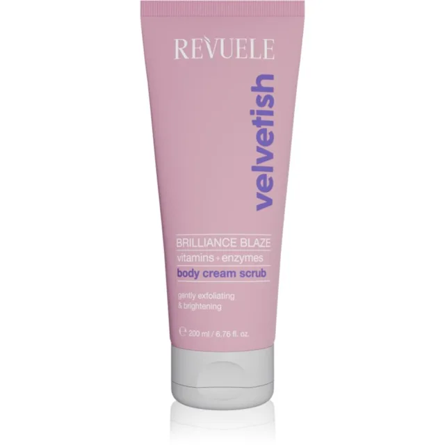 Revuele Velvetish Brilliance Blaze Body Cream Scrub rozjasňující tělový peeling 200 ml