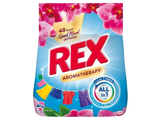 REX Aromatherapy Color prací prášek na barevné prádlo 18 PD
