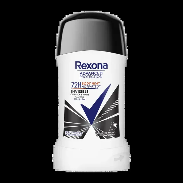 Rexona Antiperspirant tuhý pro ženy Invisible Black & White 50 ml