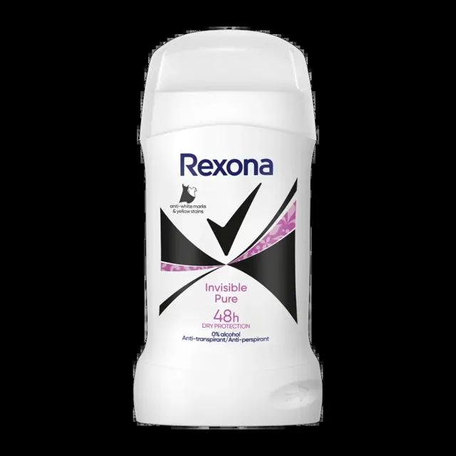 Rexona Antiperspirant tuhý pro ženy Invisible Pure 50 ml