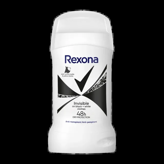 Rexona Antiperspirant tuhý pro ženy Rexona Invisible B&W 50 ml