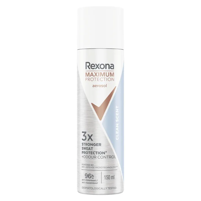 Rexona Antiperspirant ve spreji Maximum Protection Clean Scent 150 ml