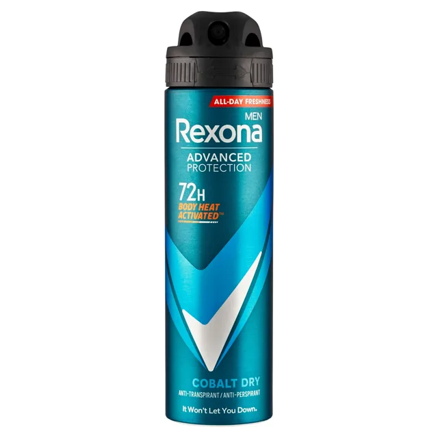 Rexona Antiperspirant ve spreji Men Advanced Protection Cobalt Dry 150 ml