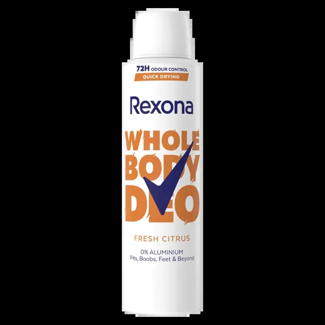 Rexona Deodorant sprej pro ženy Whole Body Deo Fresh Citrus 150 ml