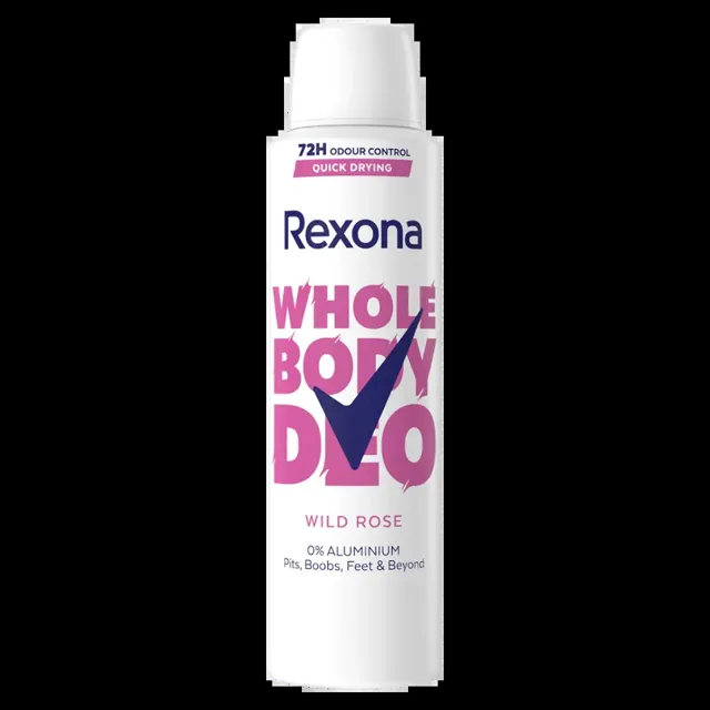 Rexona Deodorant sprej pro ženy Whole Body Deo Wild Rose 150 ml