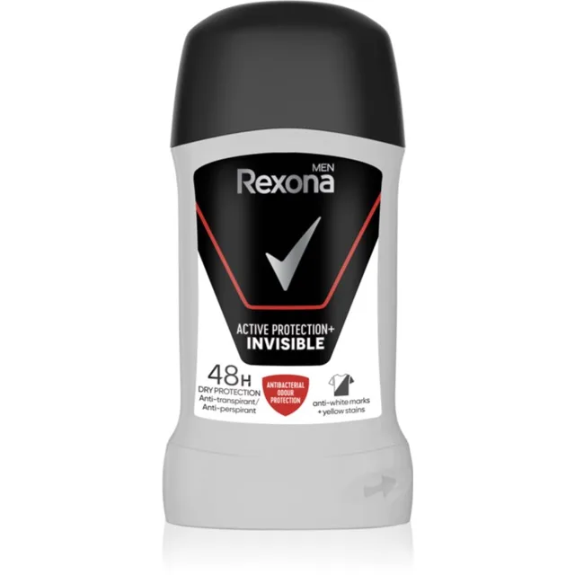 Rexona Men Active Protection+ tuhý antiperspirant pro muže Invisible 50 ml