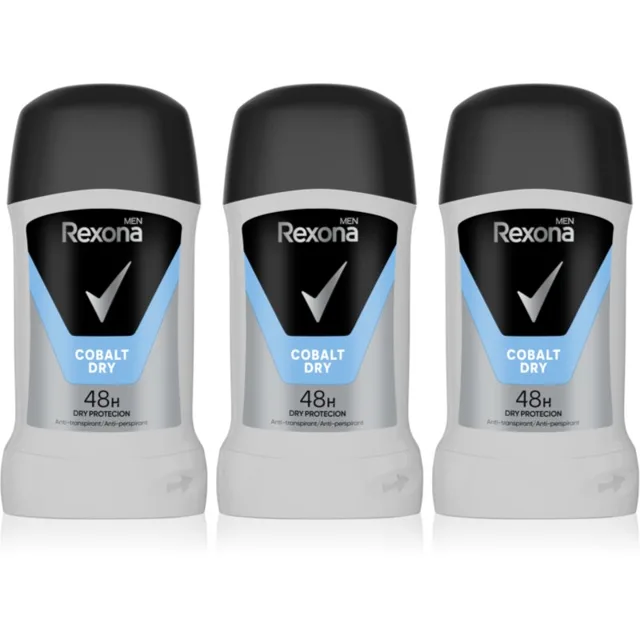 Rexona Men Cobalt Dry tuhý antiperspirant výhodné balení