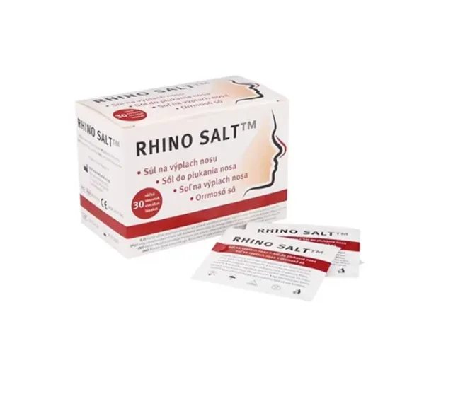Rhino Salt sůl na výplach nosu 30 sáčků