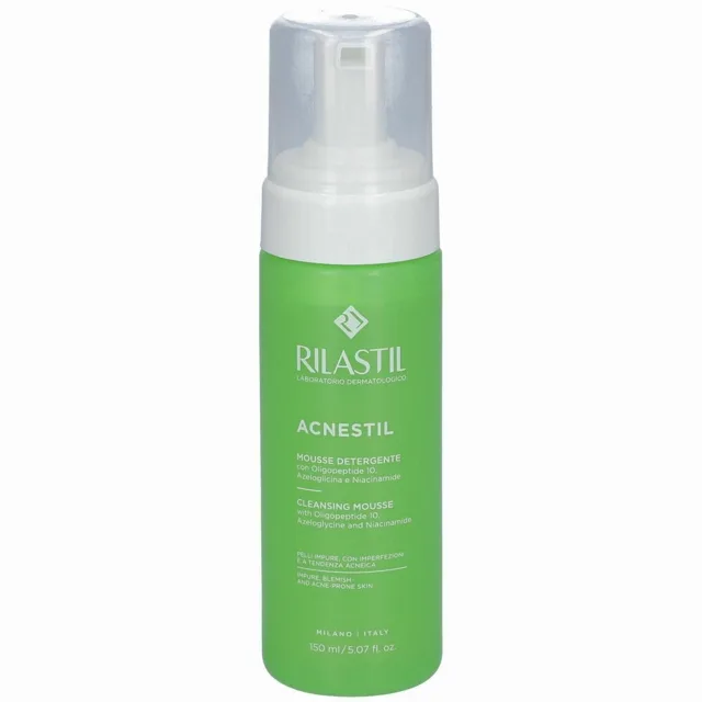 Rilastil Čisticí pěna pro smíšenou a mastnou pleť se sklonem k akné Acnestil (Cleansing Mousse) 165 ml