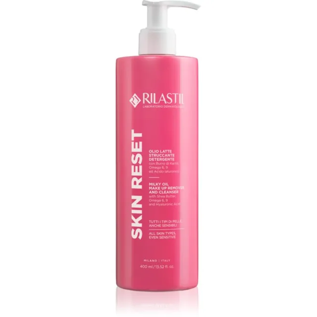 Rilastil Skin Reset jemné čisticí mléko pro suchou až citlivou pleť 400 ml