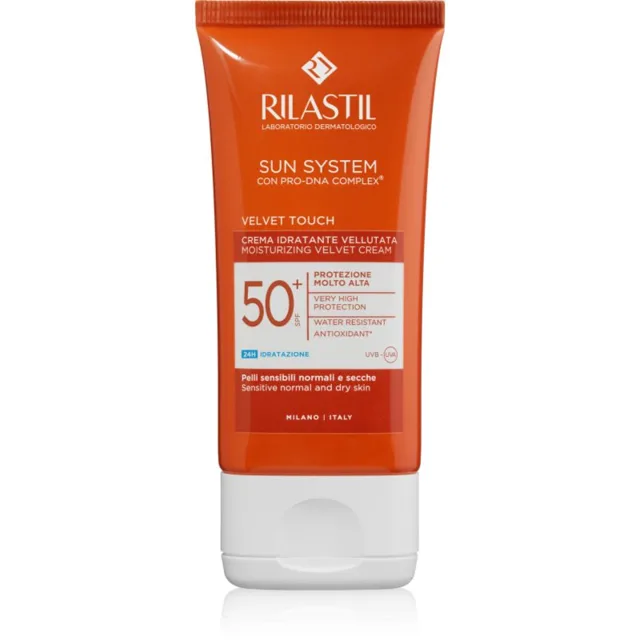 Rilastil Sun System Velvet Touch hydratační ochranný krém SPF 50+ 50 ml