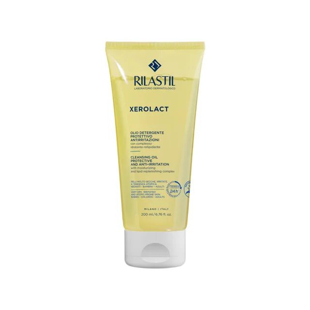 Rilastil Xerolact Čisticí olej na obličej a tělo 200 ml