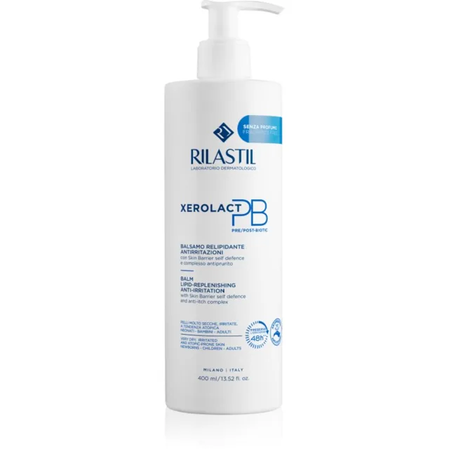 Rilastil Xerolact PB hydratační a zklidňující krém doplňující lipidy 400 ml