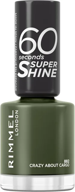 Rimmel 60 Seconds Nail Polish 882 Crazy About Cargo 8ml