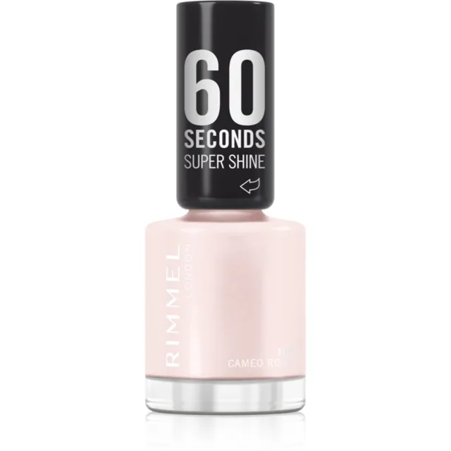 Rimmel 60 Seconds Super Shine lak na nehty odstín 108 Cameo Rose 8 ml