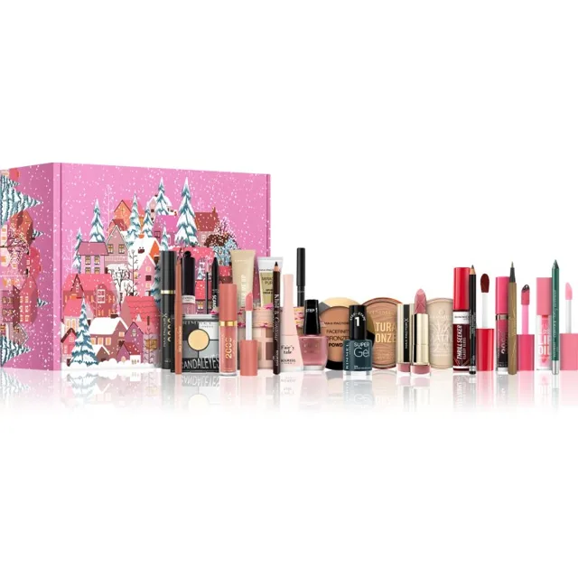 Rimmel Advent Calendar DIY Christmas Wonderland (x Max Factor & Bourjois) adventní kalendář