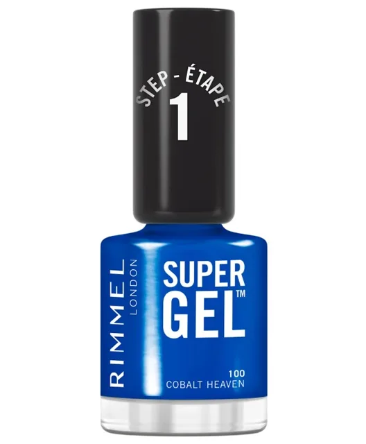 Rimmel Gelový lak na nehty Super Gel (Nail Polish) 12 ml 100 Cobalt Heaven