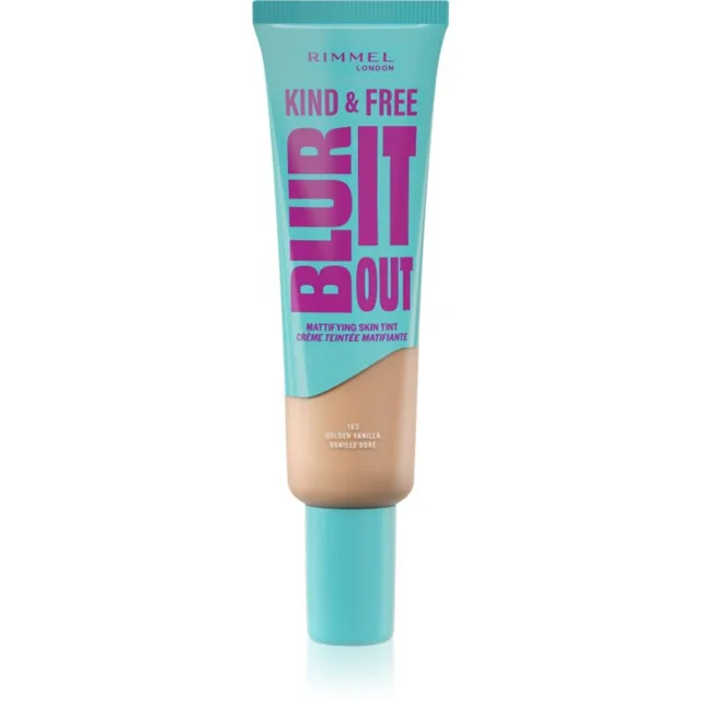 Rimmel Kind & Free Blur It Out lehký hydratační make-up SPF 20 odstín 163 Golden Vanilla 30 ml