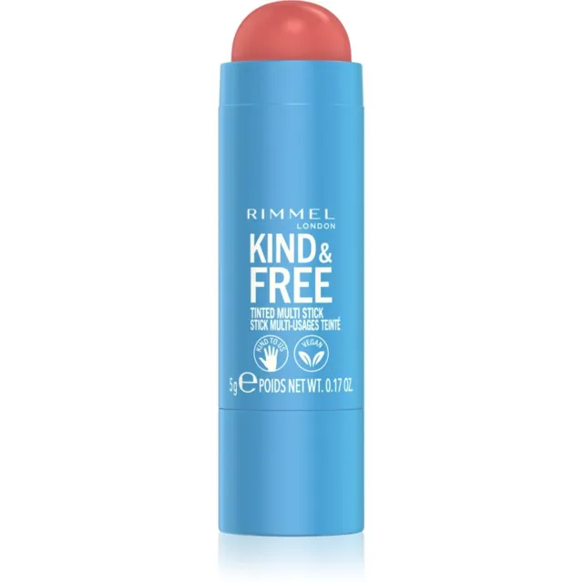 Rimmel Kind & Free multifunkční líčidlo pro oči, rty a tvář odstín 001 Caramel Dusk 5 g