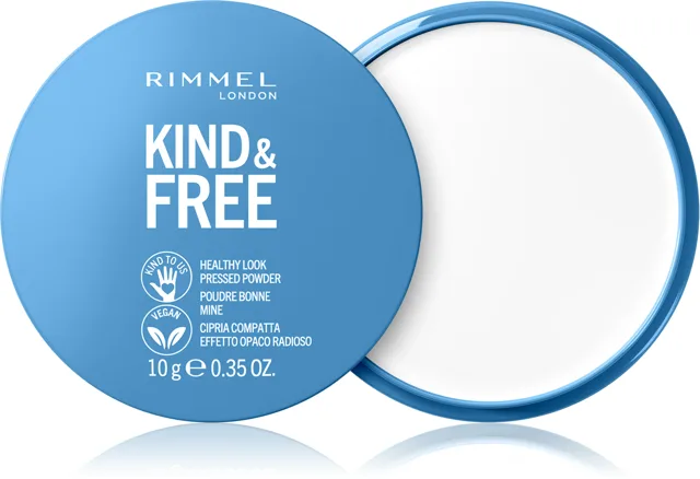 Rimmel Kind & Free Pressed Powder zmatňujúci púder, 10g , poškozená krabička