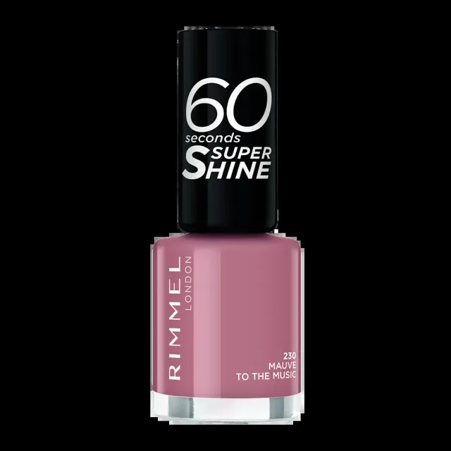 Rimmel Lak na nehty 60 Seconds Super Shine 230 Mauve To The Music