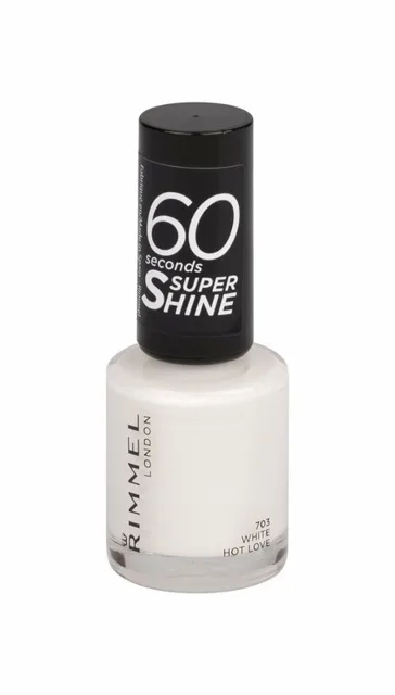 Rimmel London 60 Seconds Lak na nehty 8 ml 703 White Hot Love