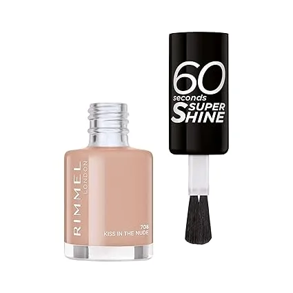 Rimmel London  60 Seconds Super Shine 708 Kids in the nude 8ml