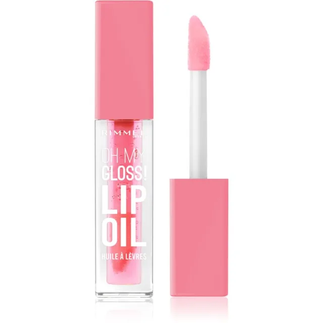 Rimmel Oh My Gloss! Lip Oil olej na rty s hydratačním účinkem odstín 001 Pink Flush 4,5 ml