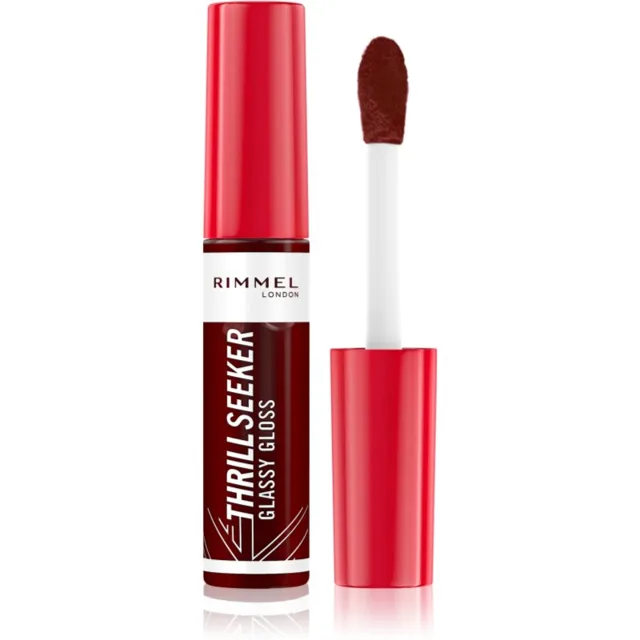 Rimmel Thrill Seeker Glassy Gloss lesk na rty pro větší objem odstín 750 Frosted Berry 10 ml