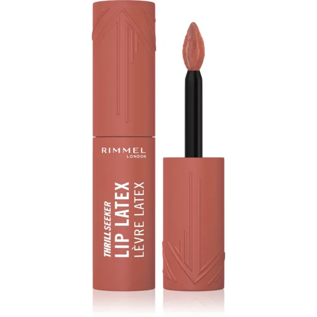 Rimmel Thrill Seeker Lip Latex tekutá rtěnka odstín 100 Sassy 6 ml