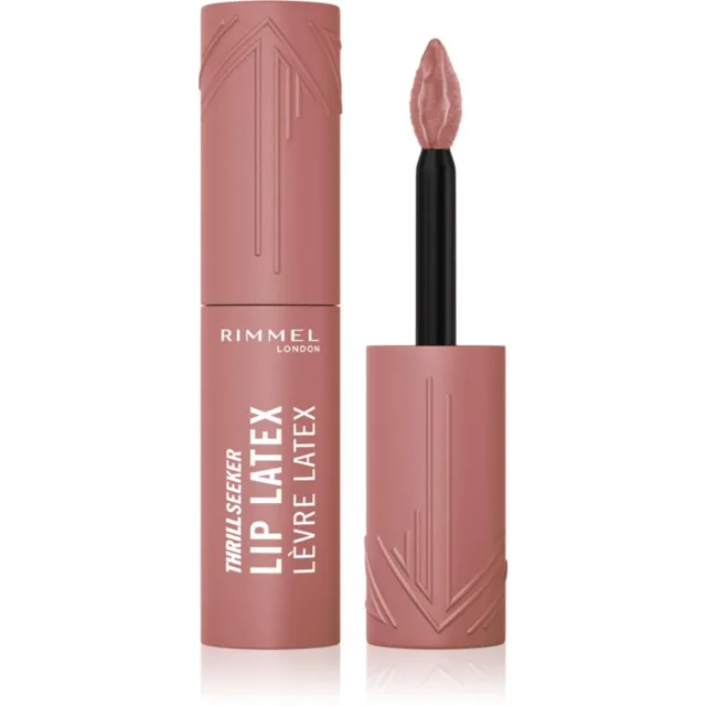 Rimmel Thrill Seeker Lip Latex tekutá rtěnka odstín 550 Cappuccino 6 ml