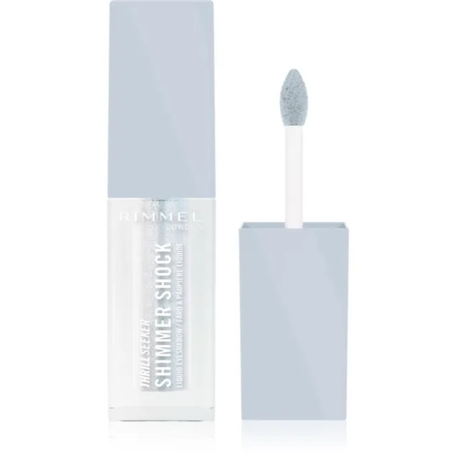 Rimmel Thrill Seeker Shimmer Shock třpytivé tekuté oční stíny odstín 001 Icy Crush 3.5 ml
