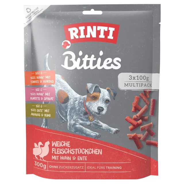 RINTI Bitties Mixpack 3 x 100 g - 3 druhy