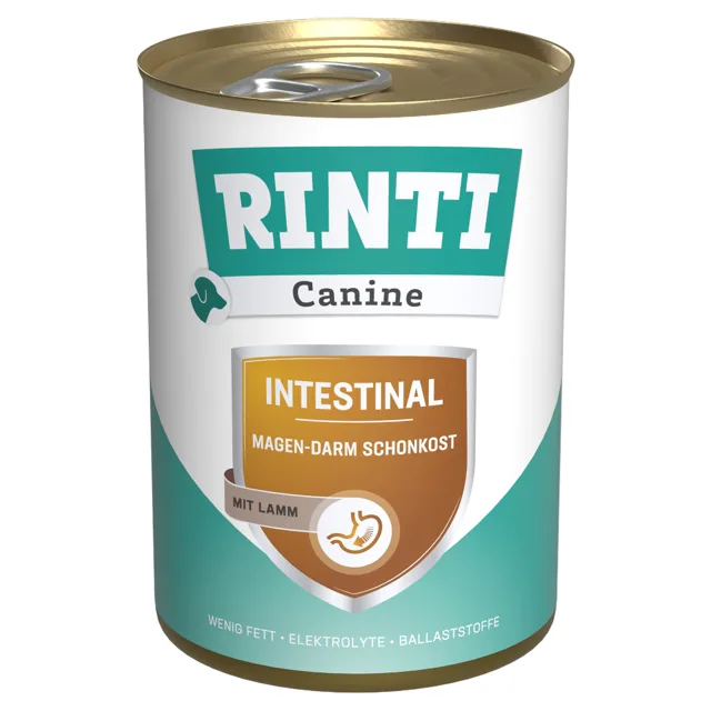RINTI Canine Intestinal s jehněčím, 400 g - 12 x 400 g