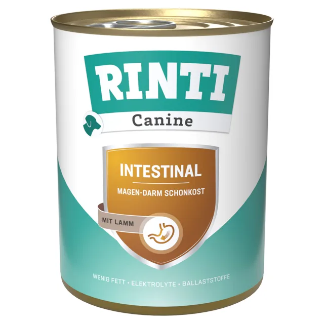 RINTI Canine Intestinal s jehněčím 800 g - 6 x 800 g