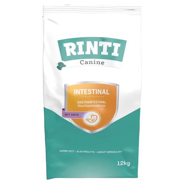 RINTI Canine Intestinal s kachnou - 2 x 4 kg