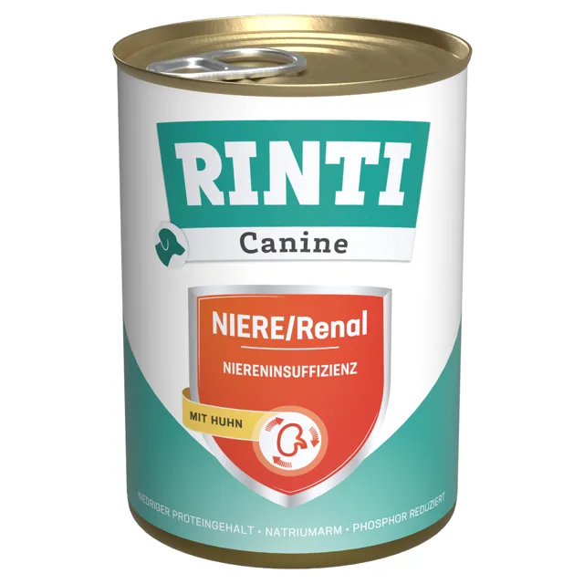 RINTI Canine Kidney/Renal s kuřetem, 400 g - 12 x 400 g