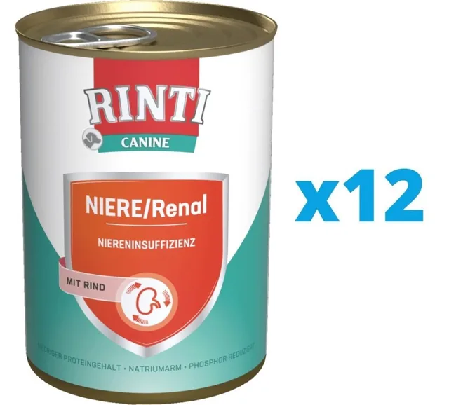 RINTI Canine Niere/Renal Beef 12 x 800 g
