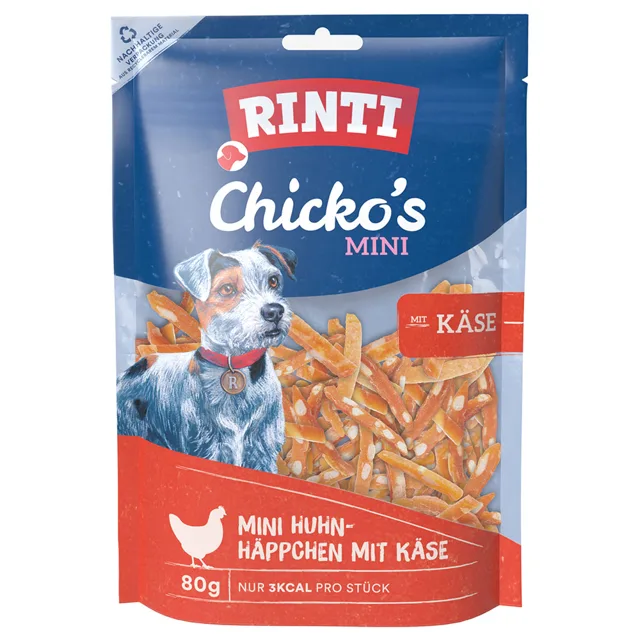 RINTI Chicko's Mini - kuřecí a sýr  6 x 80 g