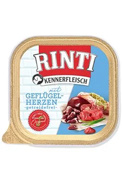 Rinti Dog Kennerfleisch vanička drůbeží srdíčka nudle 300g