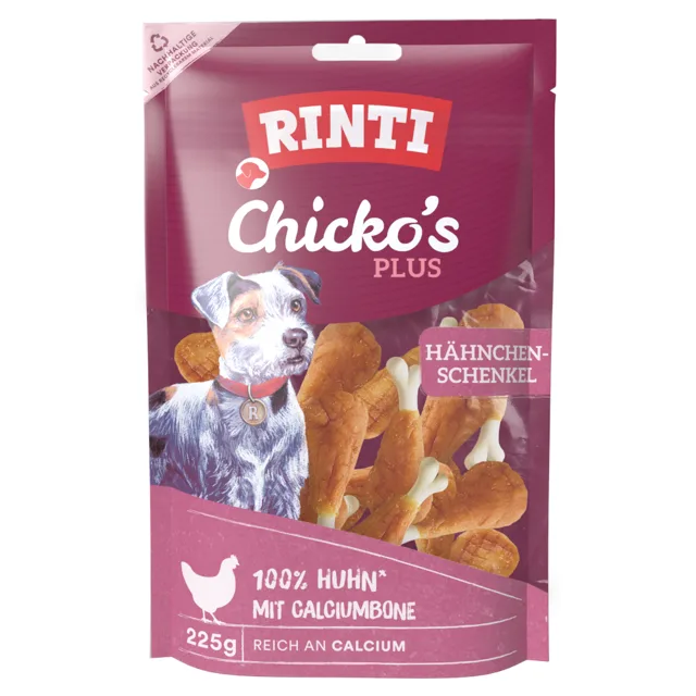 RINTI Extra Chicko Plus kuřecí stehna s vápníkem - 225 g