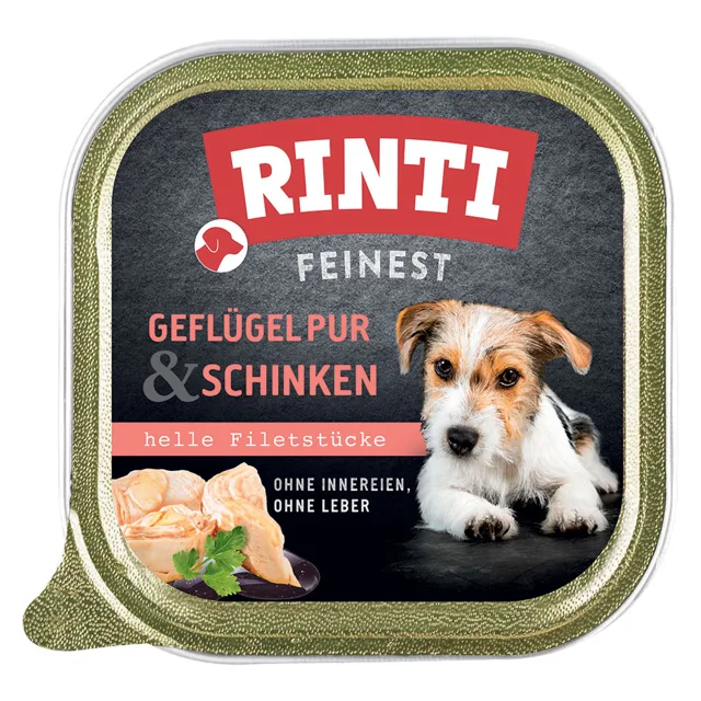 RINTI Feinest 11 x 150 g - drůbeží a rýže