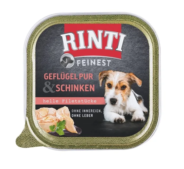 RINTI Feinest Poultry Pure&amp;Ham se šunkou 150 g