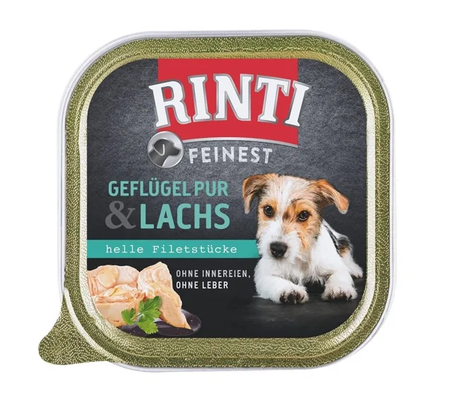 RINTI Feinest Poultry Pure&amp;Salmon s lososem 150 g