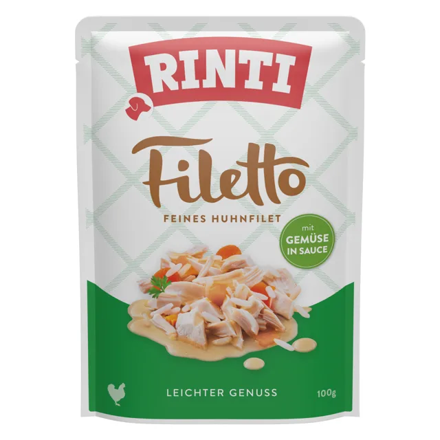 Rinti Filetto in Sauce 24 x 100 g - Kuře a zelenina