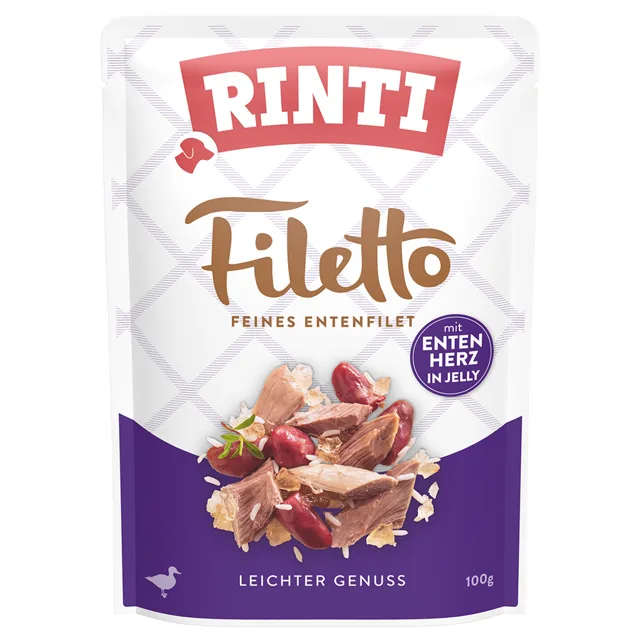 RINTI Filetto kapsičky v želé 24 ks (24 x 100 g) - Kuřecí s kachnou