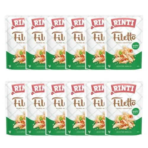 RINTI Filetto v želé kuřecí zelenina sáček v želé kuře a zelenina 12x100 g